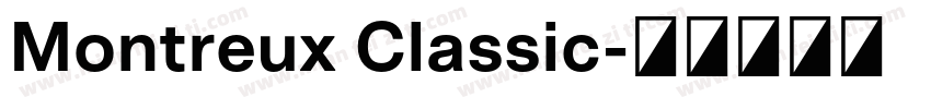 Montreux Classic字体转换
